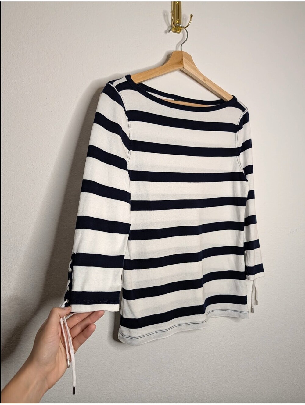 Lauren Ralph Lauren Nautical Stripe Top - Picture 2 of 5